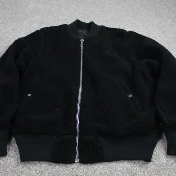 Adidas x Alexander Wang Jacket Men's M Black L/S Reversible "Packaging Paper" - Picture 8 of 13